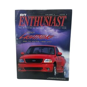 Ford SVT Special Vehicle Team Enthusiast Magazine Vol 3 ISSUE #3 Lightning 2001